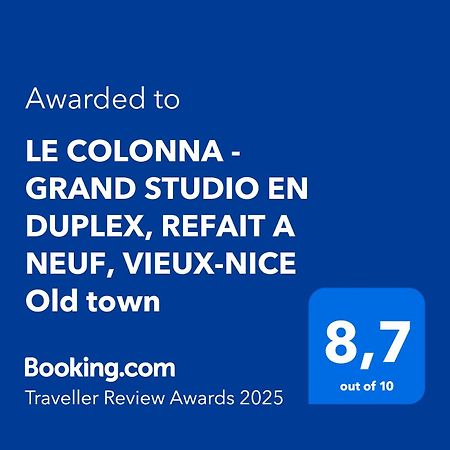 Le Colonna - Grand Studio En Duplex, Refait A Neuf, Vieux-Nice Old Town Apartment Exterior photo