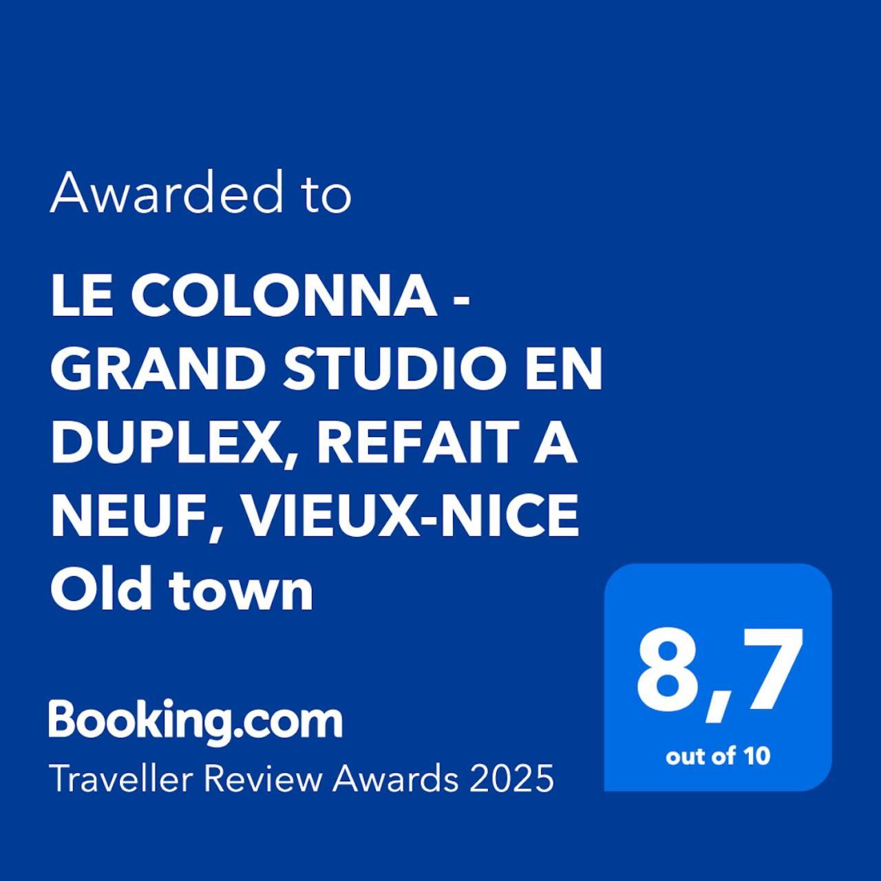 Le Colonna - Grand Studio En Duplex, Refait A Neuf, Vieux-Nice Old Town Apartment Exterior photo